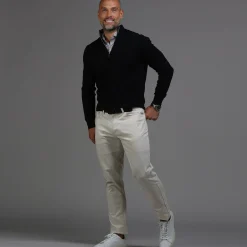 Cashmere Touch Australian Merino Quarter Zip Sweater-Collars & Co Outlet