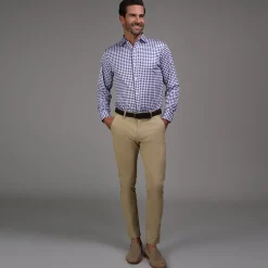 CEO Chino Classic Pocket Cotton Stretch Pants-Collars & Co