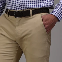 CEO Chino Classic Pocket Cotton Stretch Pants-Collars & Co
