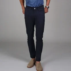 CEO Chino Five Pocket Cotton Stretch Pants-Collars & Co Sale
