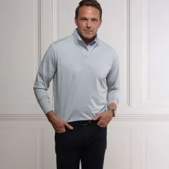 DriRelease® Performance Pullover Light Grey-Collars & Co Clearance