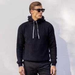 Holland Quarter Zip Hoodie Jet-Collars & Co Outlet