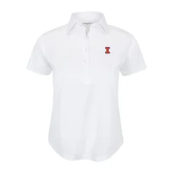 Illinois Women's Cap Sleeve Semi Spread Polo-Collars & Co Discount