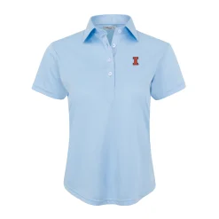 Illinois Women's Cap Sleeve Semi Spread Polo-Collars & Co Best