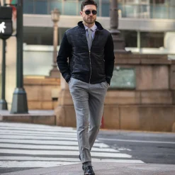 Jackson Knit Puffer Jacket-Collars & Co Clearance