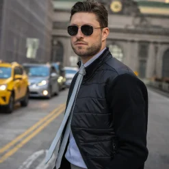 Jackson Knit Puffer Jacket-Collars & Co Clearance