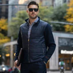 Jackson Knit Puffer Jacket-Collars & Co Sale