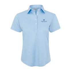 Johns Hopkins Women's Cap Sleeve Semi Spread Polo-Collars & Co