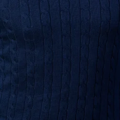 Kensington Cable Knit Quarter Zip Sweater-Collars & Co Outlet