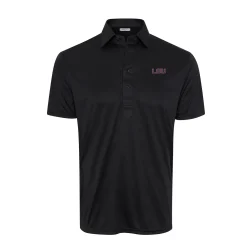 LSU Semi-Spread Collar Polo-Collars & Co Discount