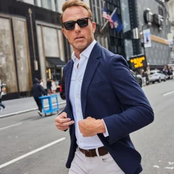 Maverick Knit Unstructured Blazer-Collars & Co Clearance