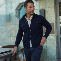 Napoli Cardigan in Wool & Cashmere-Collars & Co