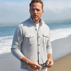 Napoli Cardigan in Wool & Cashmere-Collars & Co New