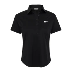 New York University Women's Cap Sleeve Semi Spread Polo-Collars & Co Best
