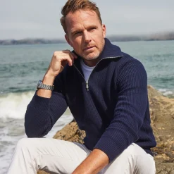 Pacific Quarter Zip Sweater-Collars & Co Best