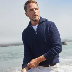 Pacific Quarter Zip Sweater-Collars & Co Best