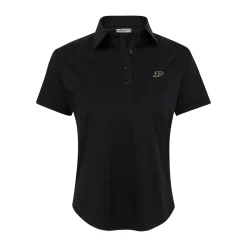 Purdue Women's Cap Sleeve Semi Spread Polo-Collars & Co Discount