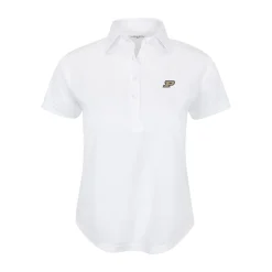 Purdue Women's Cap Sleeve Semi Spread Polo-Collars & Co Online