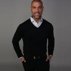Quattro Flex Dress Shirt with Semi-Spread Collar-Collars & Co Discount
