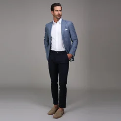 Quattro Flex Dress Shirt with English Spread Collar-Collars & Co Best