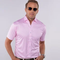 Quattro Flex Short Sleeve Button Down-Collars & Co Online
