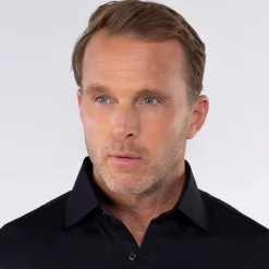 Quattro Flex Short Sleeve Button Down-Collars & Co Discount