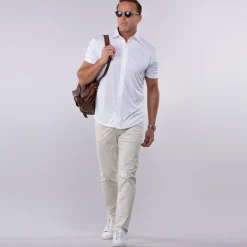 Quattro Flex Short Sleeve Button Down-Collars & Co Outlet