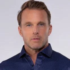 Quattro Flex Short Sleeve Button Down-Collars & Co Hot