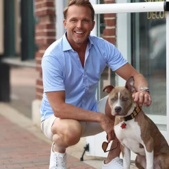 Quattro Flex Short Sleeve Button Down-Collars & Co
