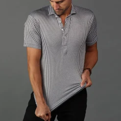 Semi-Spread Collar Polo-Collars & Co Sale