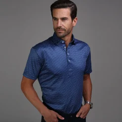 Semi-Spread Collar Polo-Collars & Co Discount