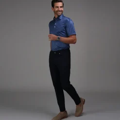 Semi-Spread Collar Polo-Collars & Co Discount