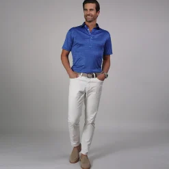 Semi-Spread Collar Polo-Collars & Co Discount