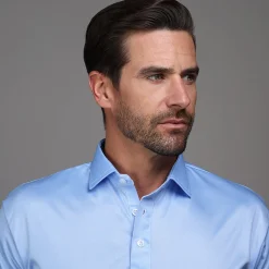 Semi-Spread Collar Polo-Collars & Co Clearance