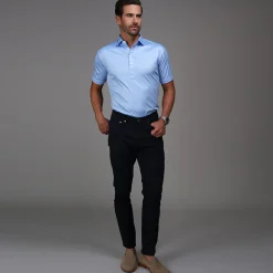 Semi-Spread Collar Polo-Collars & Co Clearance