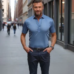 Semi-Spread Collar Polo-Collars & Co Best