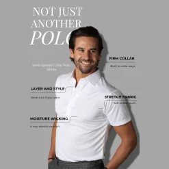 Semi-Spread Collar Polo-Collars & Co Hot