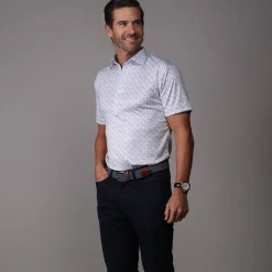 Semi-Spread Collar Polo-Collars & Co Discount