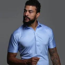 Semi-Spread Collar Polo-Collars & Co Clearance