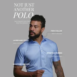 Semi-Spread Collar Polo-Collars & Co Clearance