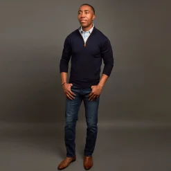 Semi-Spread Collar Polo-Collars & Co Outlet
