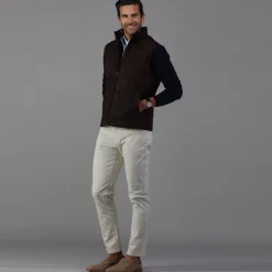 Tech Suede Cambridge Quilted Vest-Collars & Co Outlet