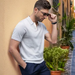 The Maranello Contrast Collar Polo - Tailored Fit-Collars & Co New