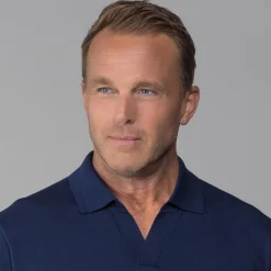 The Maranello Cotton & Silk Buttonless Polo - Tailored Fit-Collars & Co Best