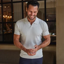 The Maranello Vintage Stripe Polo - Tailored Fit-Collars & Co Best