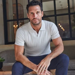 The Maranello Vintage Stripe Polo - Tailored Fit-Collars & Co Best