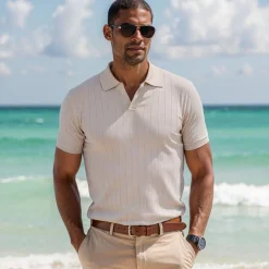 The Maranello Vintage Stripe Polo - Tailored Fit-Collars & Co Best