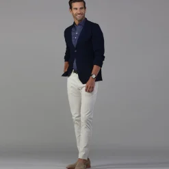 The Milano Deconstructed Knit Swazer - Merino Blend Sweater Blazer-Collars & Co New