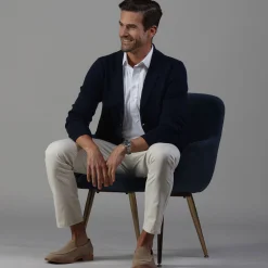 The Milano Deconstructed Knit Swazer - Merino Blend Sweater Blazer-Collars & Co New