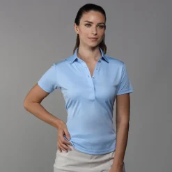 Women's Cap Sleeve Semi Spread Polo-Collars & Co New